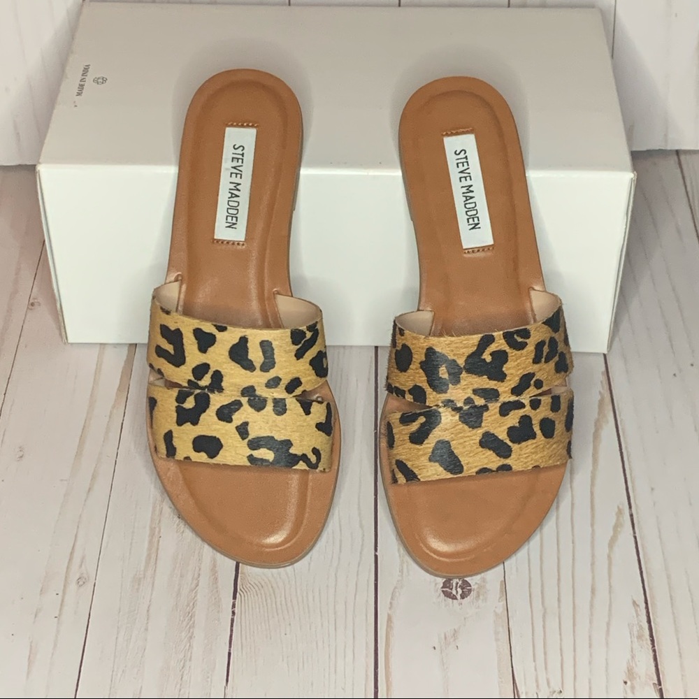 Steve Madden Alexandra Leopard Sandal